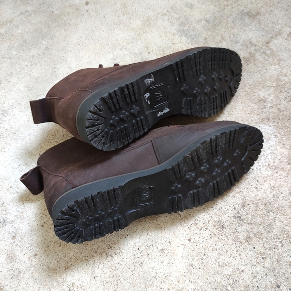*SOLD* Vintage Deadstock HH Brown Leather Moc Toe Boots Sz 7 - Picture 5 of 7